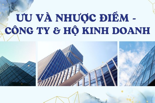 Ưu và nhược điểm cần biết khi lựa chọn thành lập Công ty và Hộ Kinh Doanh?